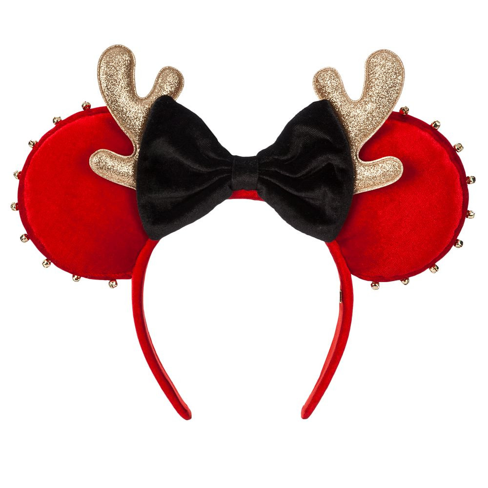 Minnie Mouse Reindeer Holiday Ear Headband for Adults by BaubleBar | Disney Store | Disney Store