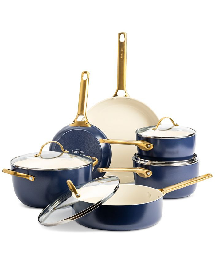 GreenPan Padova Healthy Ceramic Nonstick 10-Pc. Cookware Set & Reviews - Cookware Sets - Macy's | Macys (US)
