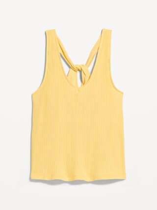 Ribbed Loop-Back Halter Top | Old Navy (US)