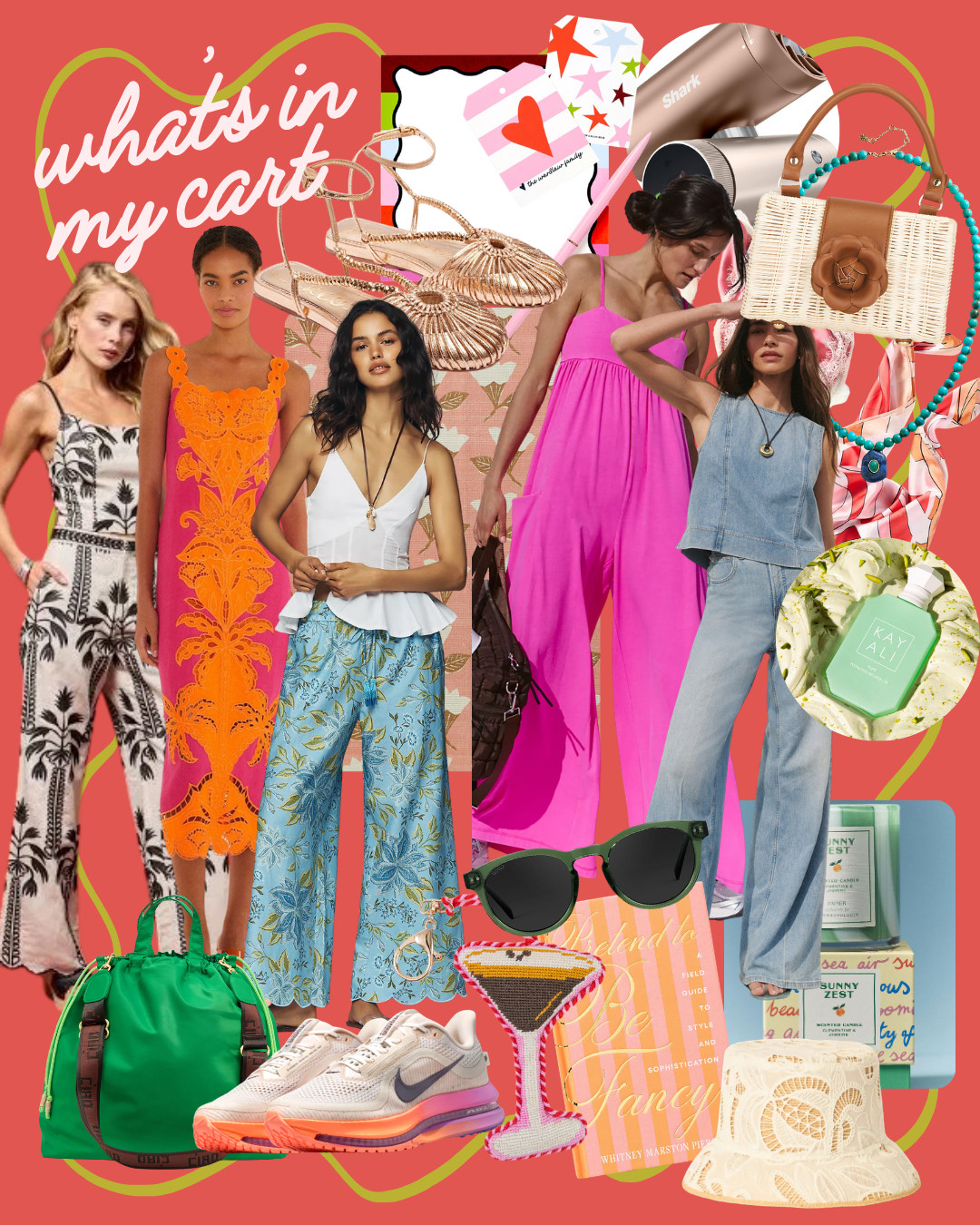 what’s in my cart lately 🛒✨ bold summer dresses, fun accessories & a few everyday staples I couldn’t resist 💕 

 #LTKootd #LTKSeasonal #LTKBeauty