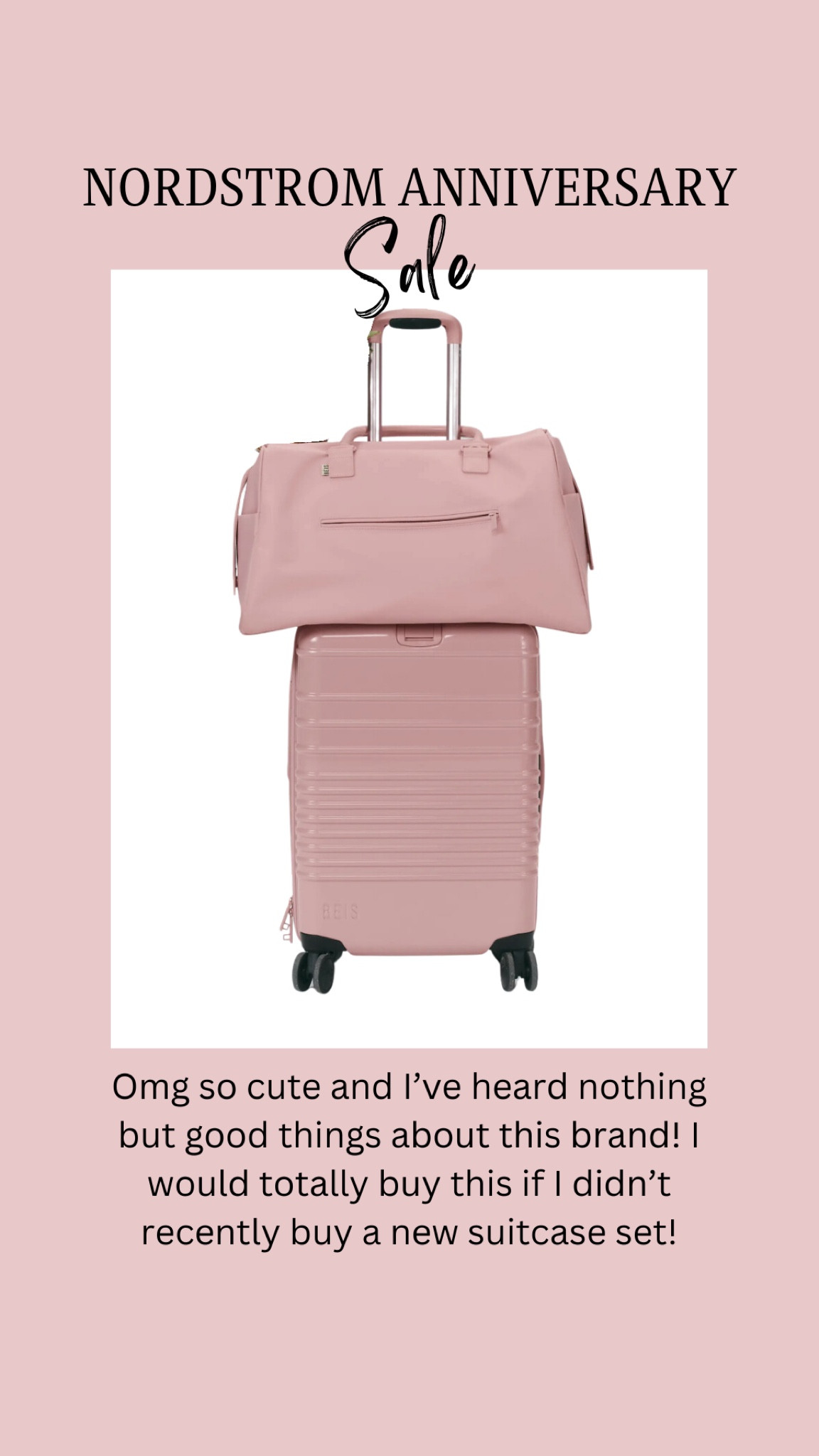 NORDSTROM ANNIVERSARY Sale - Suitcase set! 

Omg so cute and I've heard nothing but good things about this brand! I would totally buy this if I didn't recently buy a new suitcase set!

#LTKxNSale #LTKSummerSales #LTKTravel