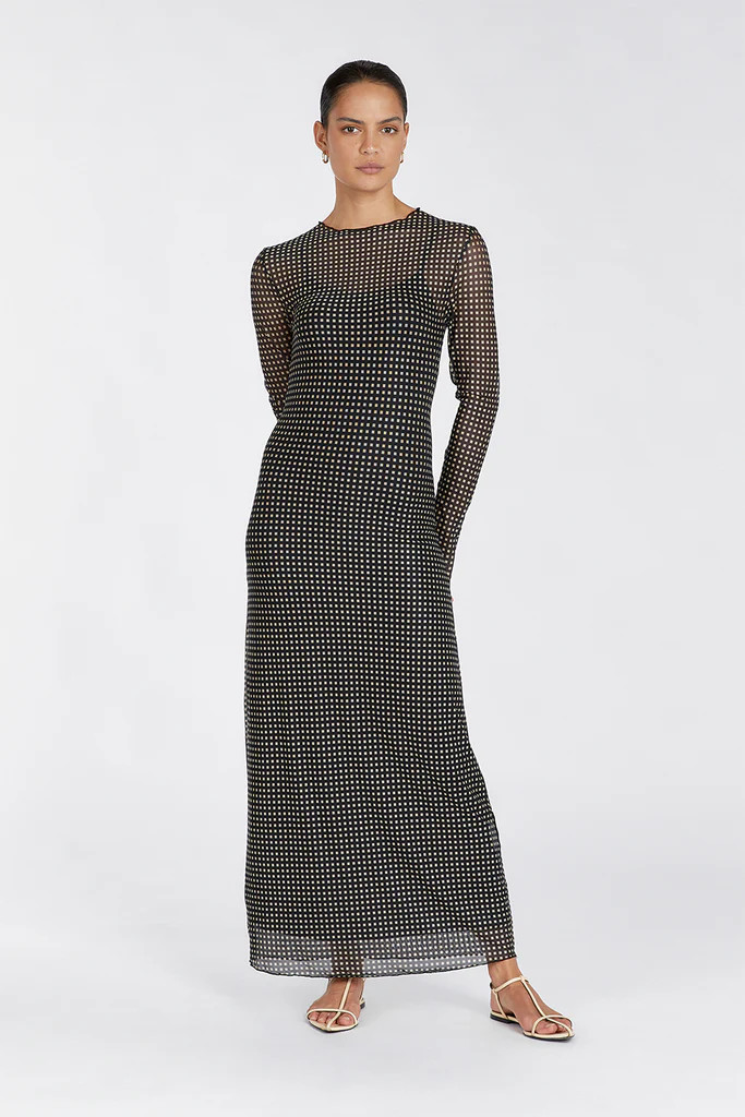 HUDSON BLACK SLEEVED MIDI DRESS | DISSH