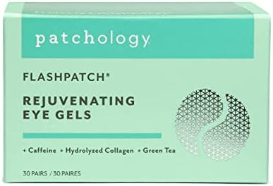Patchology Rejuvenating Under Eye Gels - Hydrating Eye Mask w/Caffeine & Collagen - Under Eye Pat... | Amazon (US)