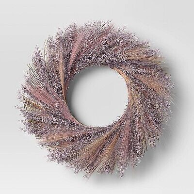 Spring Grass Preserved Wreath Lavender - Threshold  | eBay | eBay US