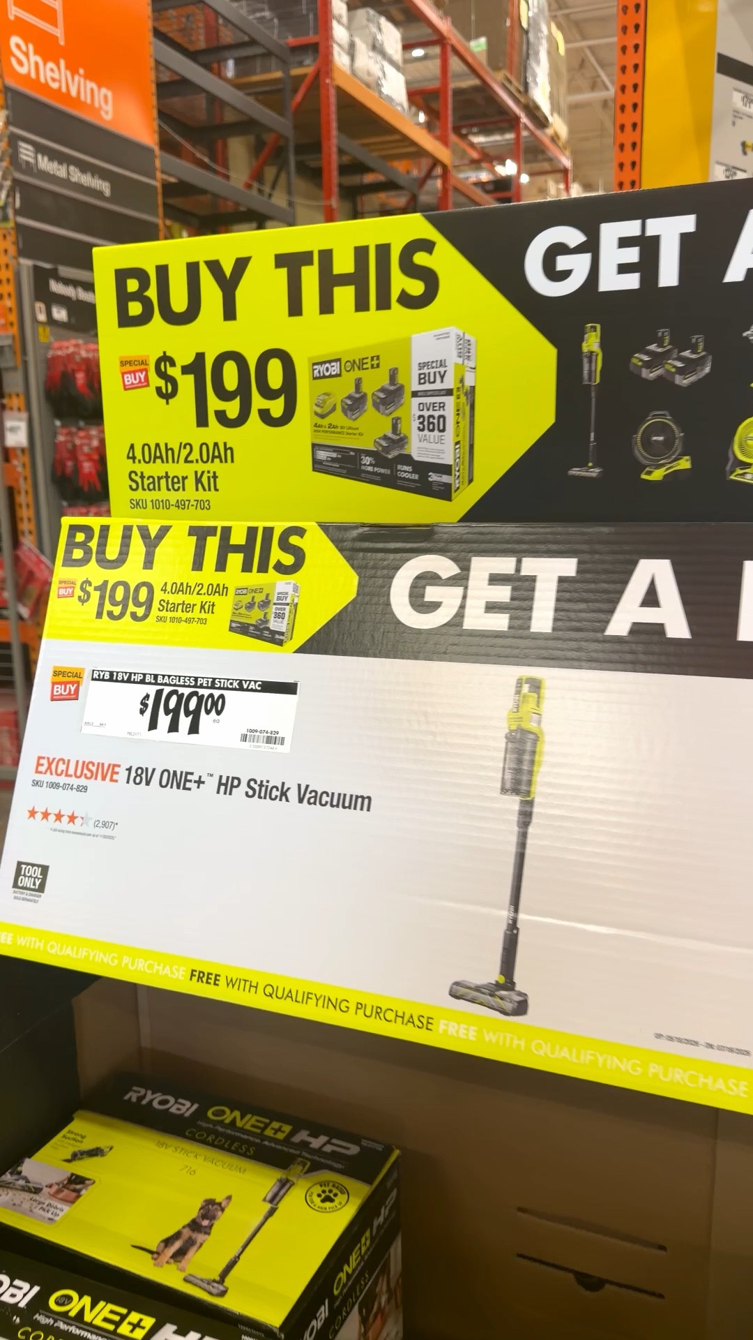 Buy one get one deal from @ryobitools and @thehomedepot
