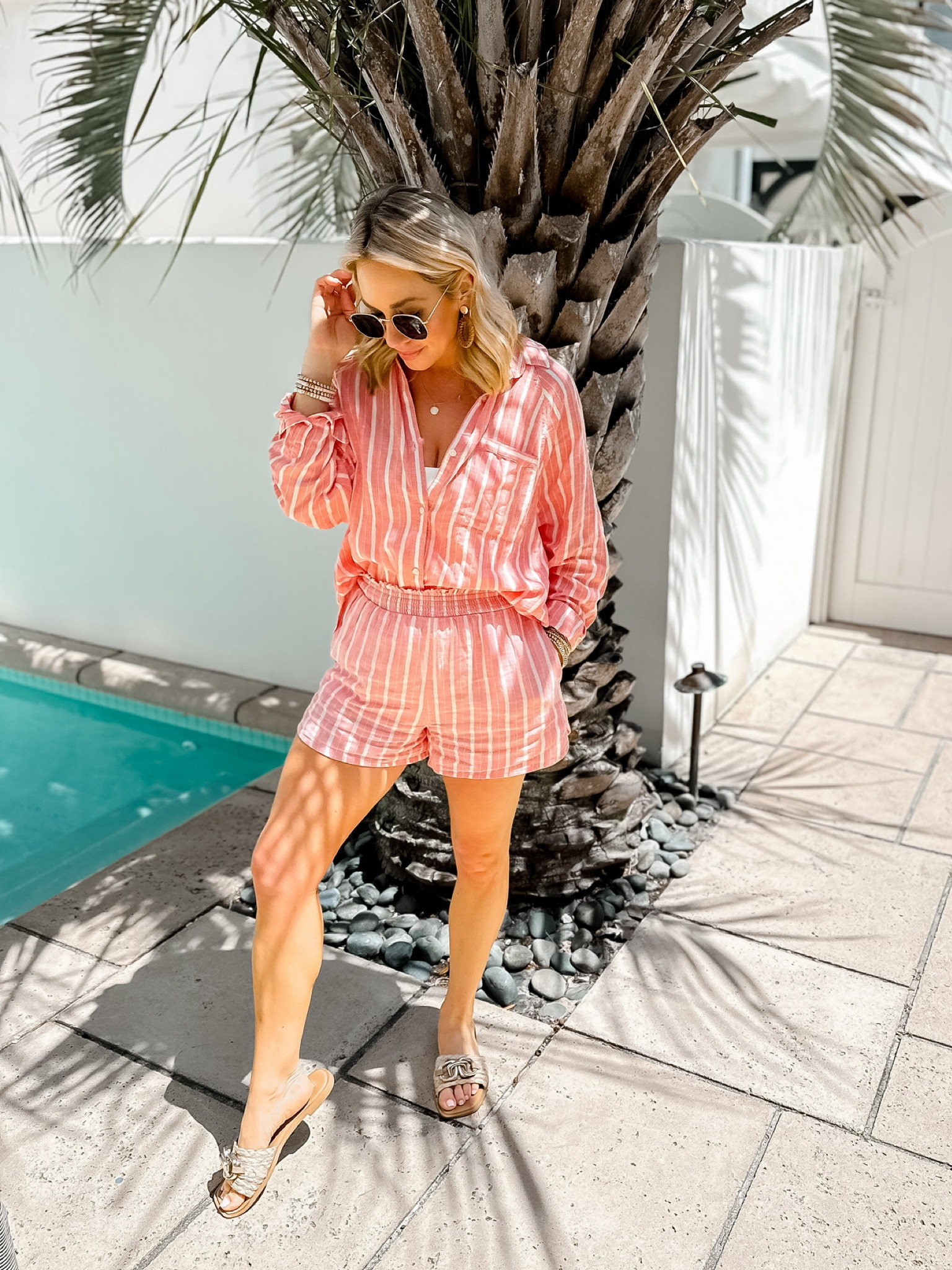 Aerie vacation set on sale! Love this as a swim coverup or a casual spring outfit // wearing TTS S

#LTKtravel #LTKSeasonal #LTKsalealert