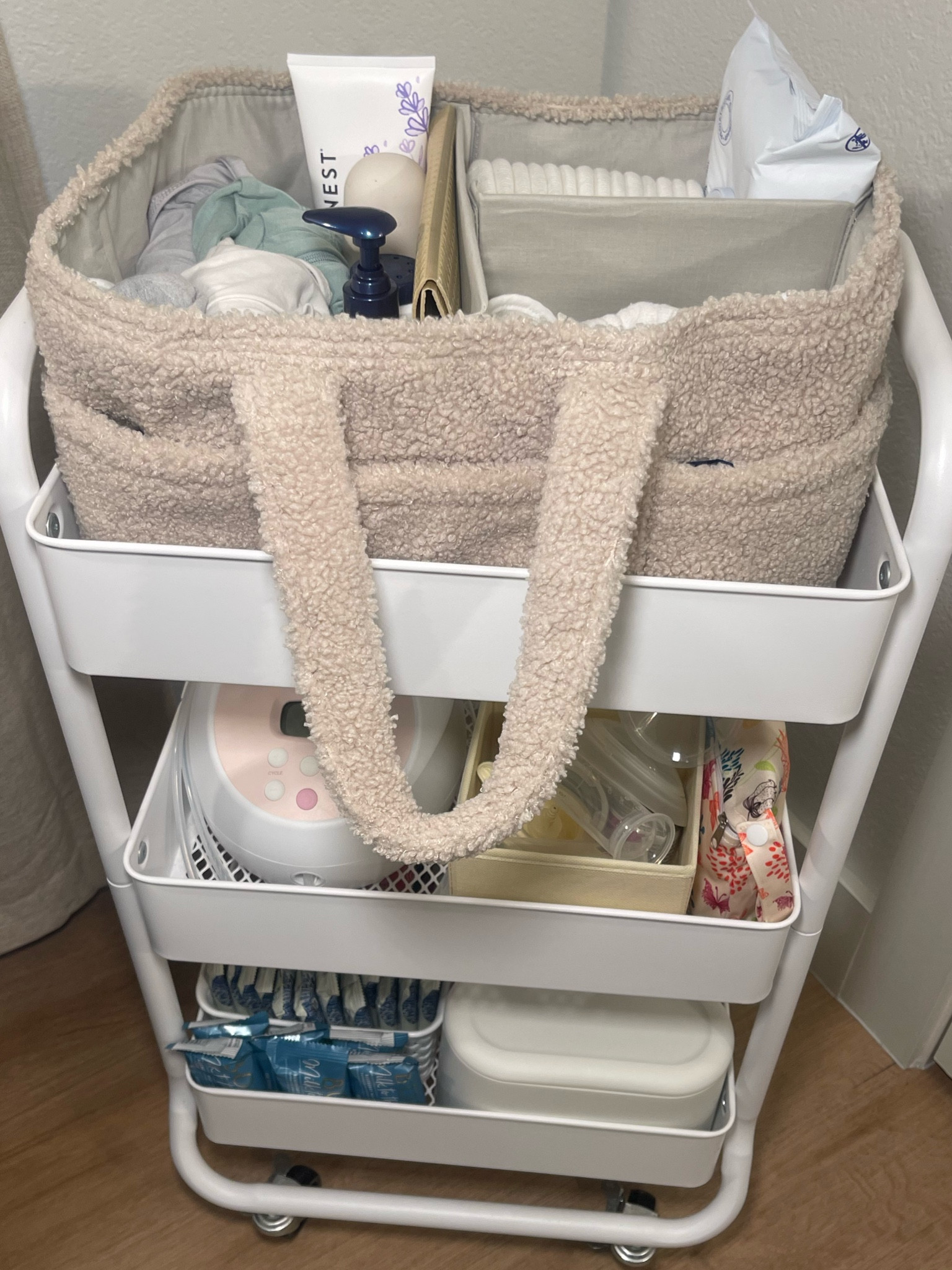 Bedside nursery cart 🤍

#LTKBaby #LTKBump