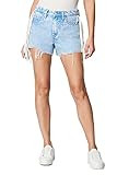 [BLANKNYC] Womens Hi Rise Five Pocket Vegan Leather Fringe Cut Off Shorts, Stylish & Designer Clothi | Amazon (US)