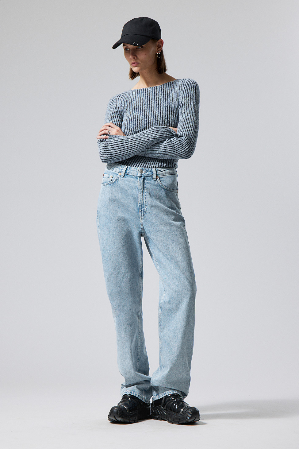 Rowe Extra High Straight Jeans | Weekday