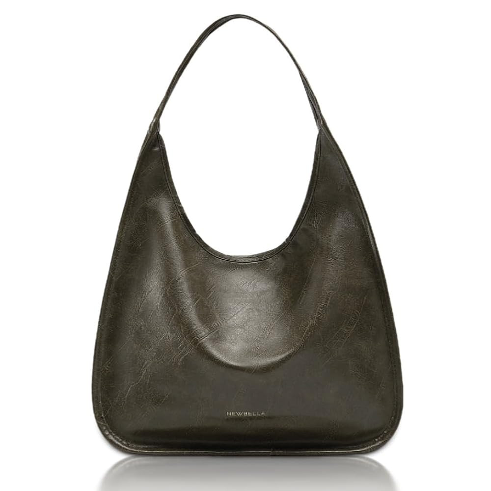 Women's Hobo Purse - Faux Leather Shoulder Bag & Tote Handbag, Spacious Work Bag for Commute & Da... | Amazon (US)