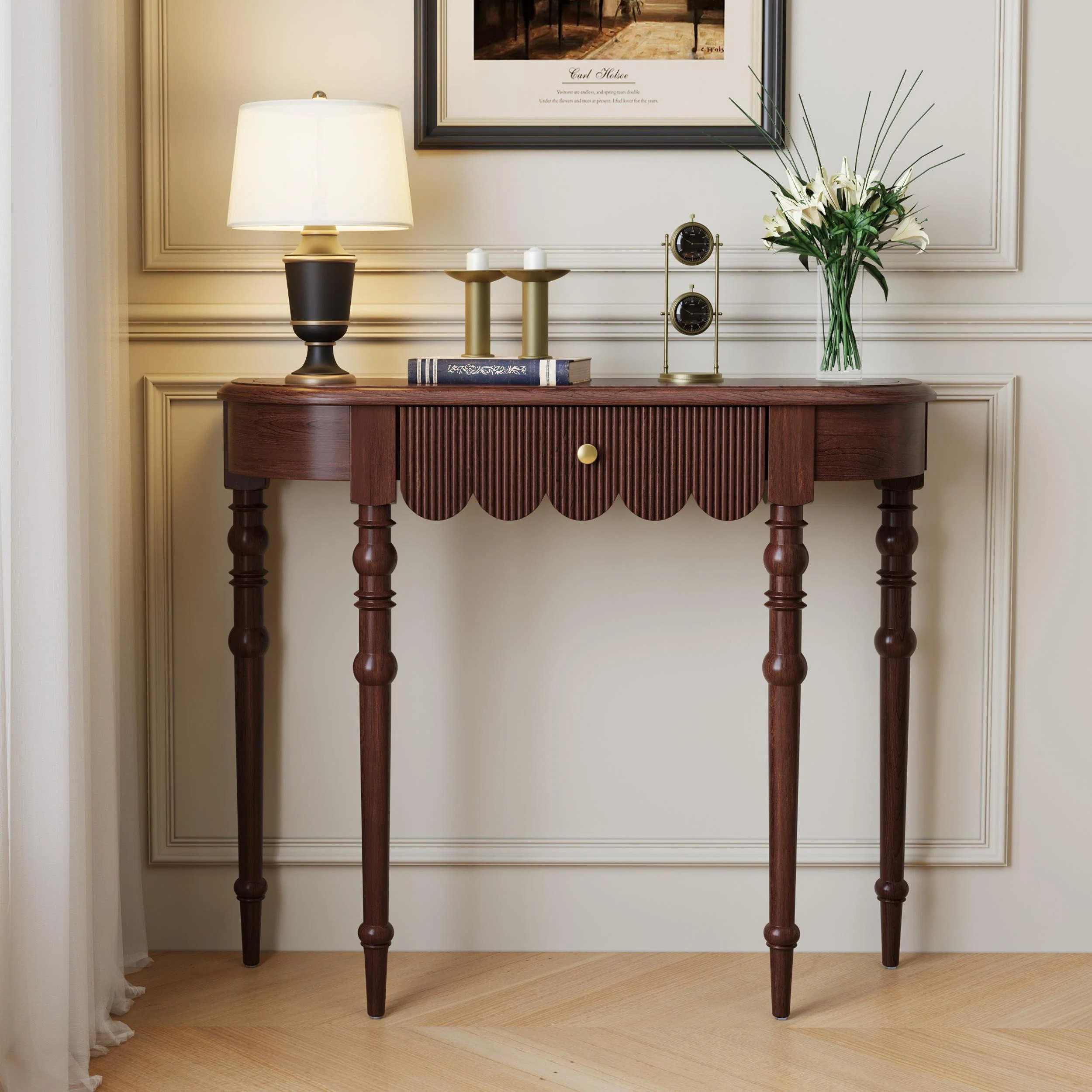 Alcott Hill® 39" Solid Wood Console Table | Wayfair | Wayfair North America