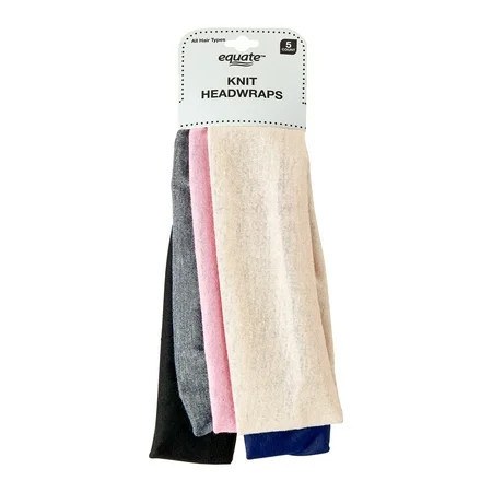Equate Knit Headwraps Multicolor 5 Count | Walmart (US)