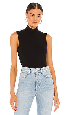 Sanctuary Essential Sleeveless Mock Neck Top in Black from Revolve.com | Revolve Clothing (Global)