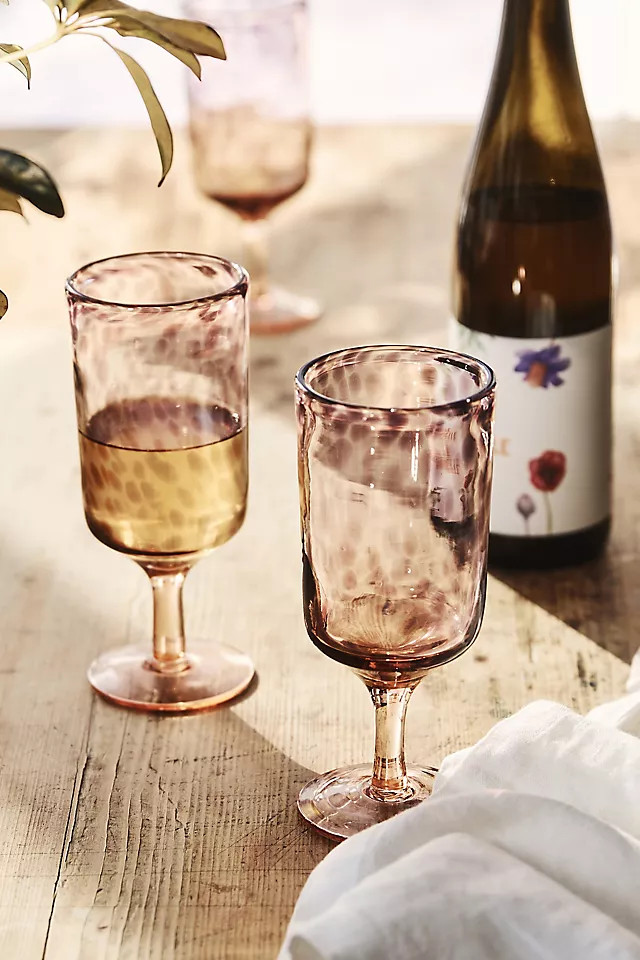 Jasper Goblet Wine Glasses, Set of 4 | Anthropologie (US)