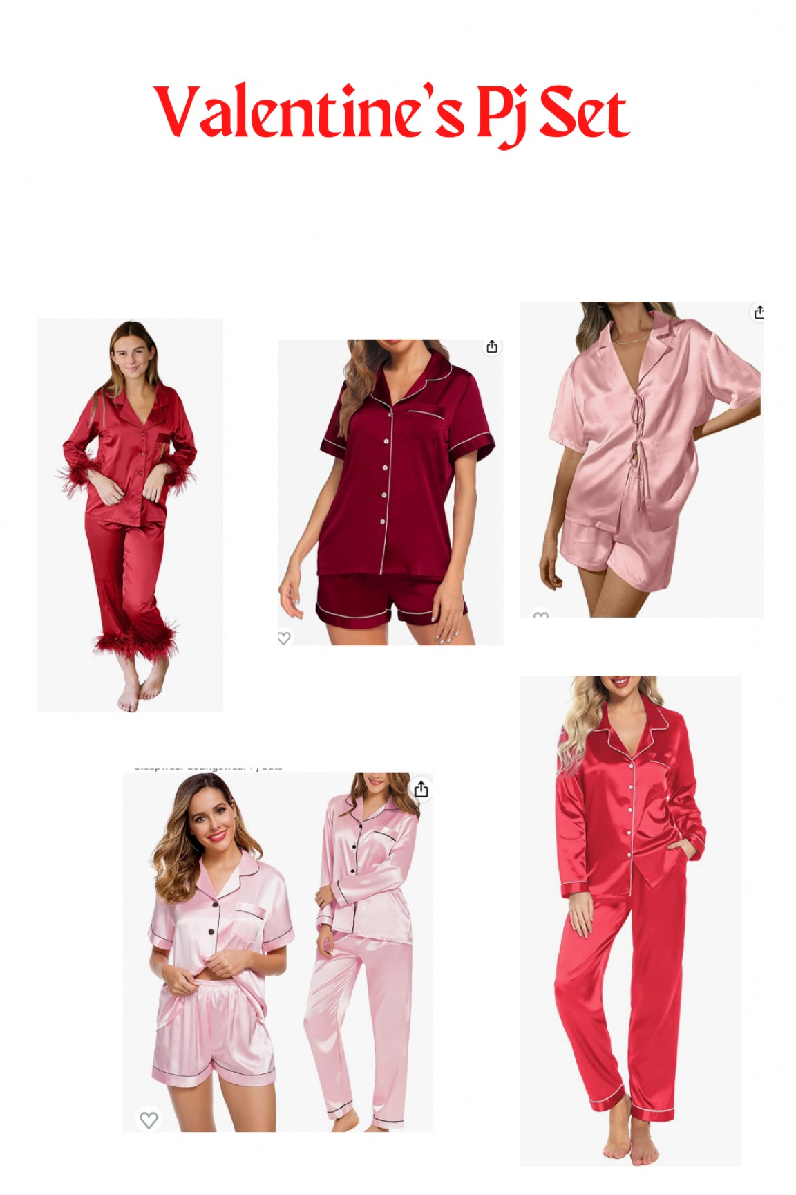 Valentine’s silk pj set 

#LTKunder50 #LTKGiftGuide #LTKstyletip