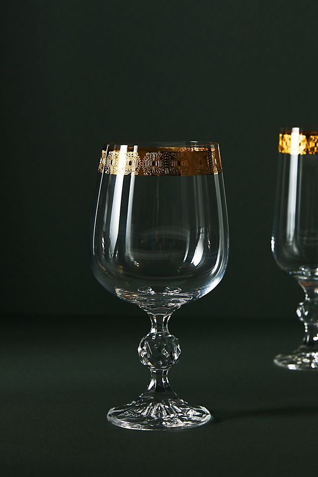 Claudette Wine Glasses, Set of 4 | Anthropologie (US)