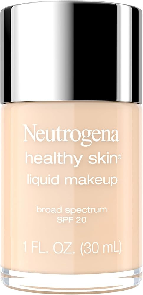 Neutrogena Healthy Skin Liquid Foundation Makeup with Broad Spectrum SPF 20 Sunscreen, Lightweigh... | Amazon (US)