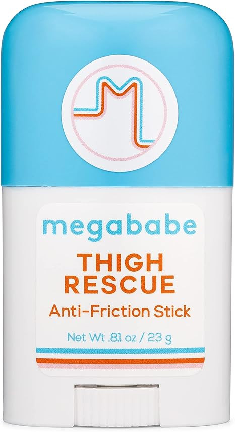 Megababe Thigh Rescue Anti-Chafe Stick Mini | Travel size, great for on-the-go | Vacation Essenti... | Amazon (US)