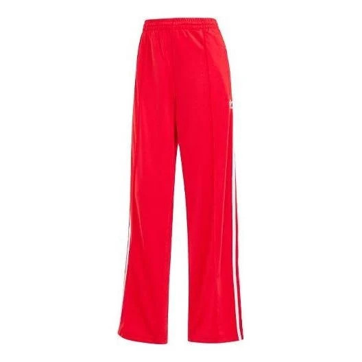 (WMNS) adidas originals Firebird Loose Tracksuit Bottoms Asia Sizing 'Red' IP0632 | KICKS CREW