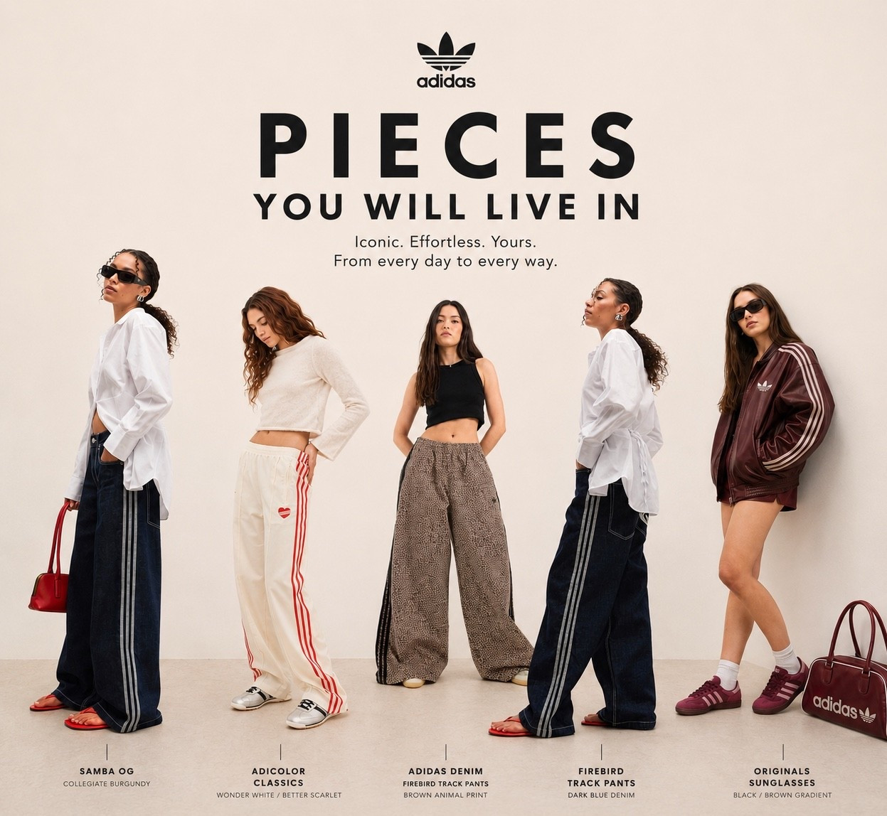 Current adidas obsession 
These are the kind of pieces you throw on once and suddenly wear on repeat. Oversized track pants, Sambas, crisp button-downs, sporty details, and effortless street style energy… basically my off-duty uniform lately.
From coffee runs to airport fits to casual dinners — adidas just gets it every single time.
#adidasstyle #adidasoriginals #sambas #trackpants #streetstyle #everydaystyle

adidas originals outfit ideas, adidas sambas women, adidas wide leg track pants, adidas firebird pants outfit, sporty chic outfits, casual cool girl outfits, adidas street style, oversized track pants outfit, adidas fashion inspo, everyday athleisure outfits, airport outfit inspiration, casual luxe style, adidas denim track pants, trendy sneakers for women, neutral streetwear outfits, effortless off duty outfits, sporty fashion trends 2026, adidas aesthetic outfits, cool girl style inspiration, chic casual outfits women

#LTKgrwm #LTKmomlife #LTKootd