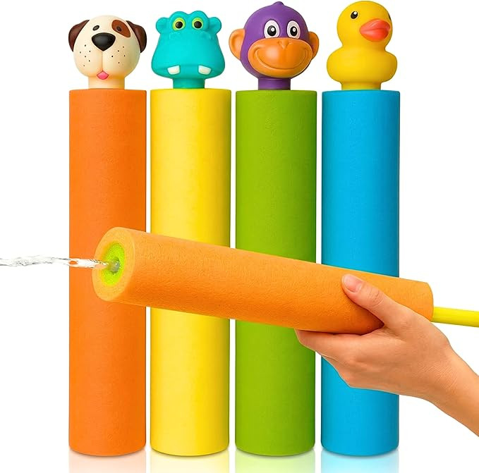 Water Blaster | Water Blasters for Kids, Water Squirter for Kids, Pool Guns, Squirt Gun 8 Pack 4 ... | Amazon (US)