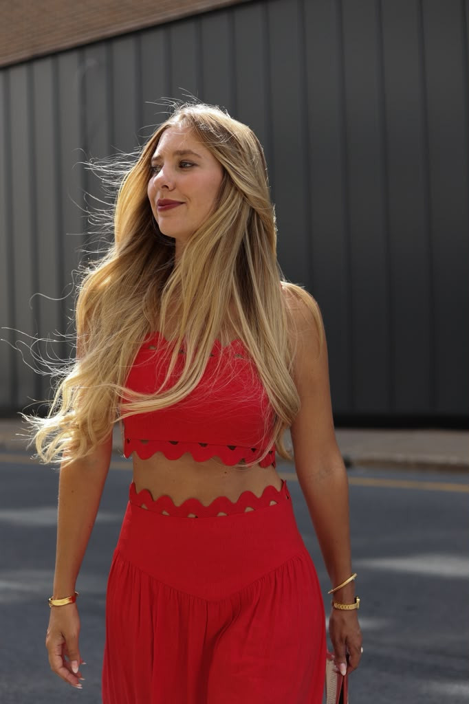 Turn heads in this chic cutout lace top and flowy skirt combo!
 

 #LTKootd #LTKU #LTKSaleAlert