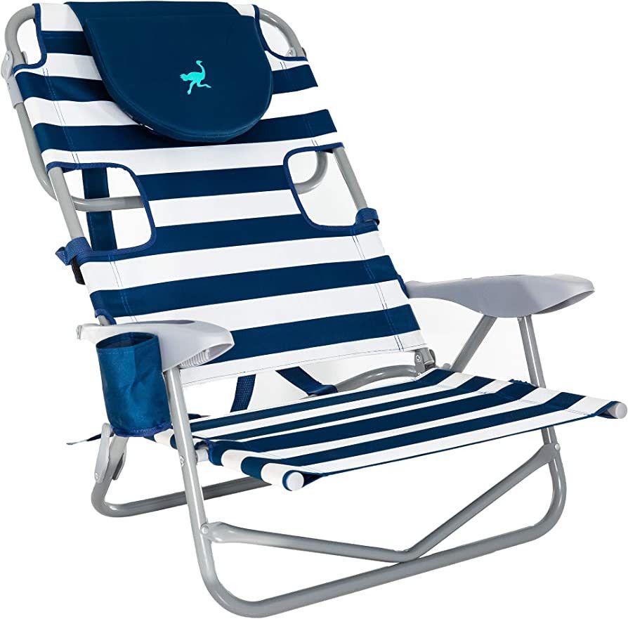 Ostrich OYB-1003S Back Chair, Striped | Amazon (US)