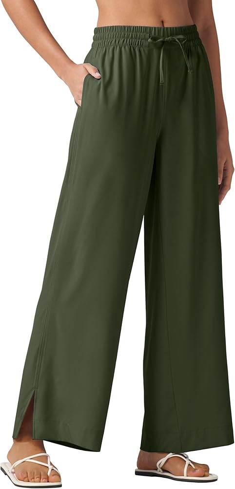 Willit Women's Wide Leg Pants Swim Beach Pants UPF 50+ Lightweight Travel Quick Dry Sun Protectiv... | Amazon (US)