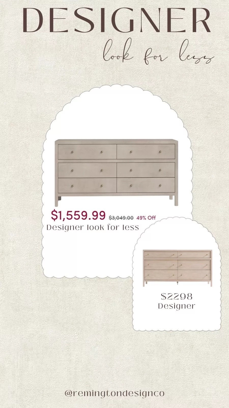 Designer look for less! Love this dresser -  Style tips - Home decor - Dresser - Home finds - Sale

#LTKStyleTip