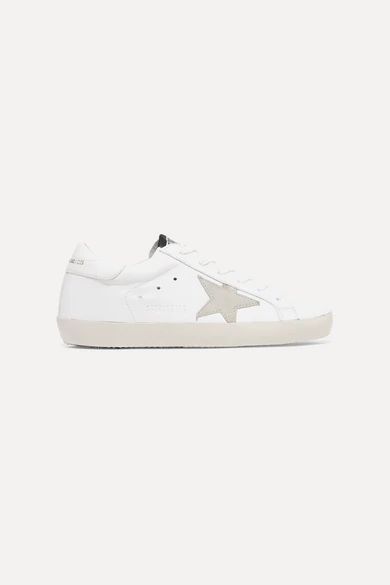 Superstar leather and suede sneakers | NET-A-PORTER (US)