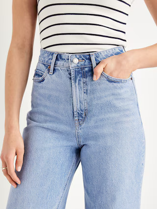 Extra High-Waisted Wide-Leg Jeans | Old Navy (US)