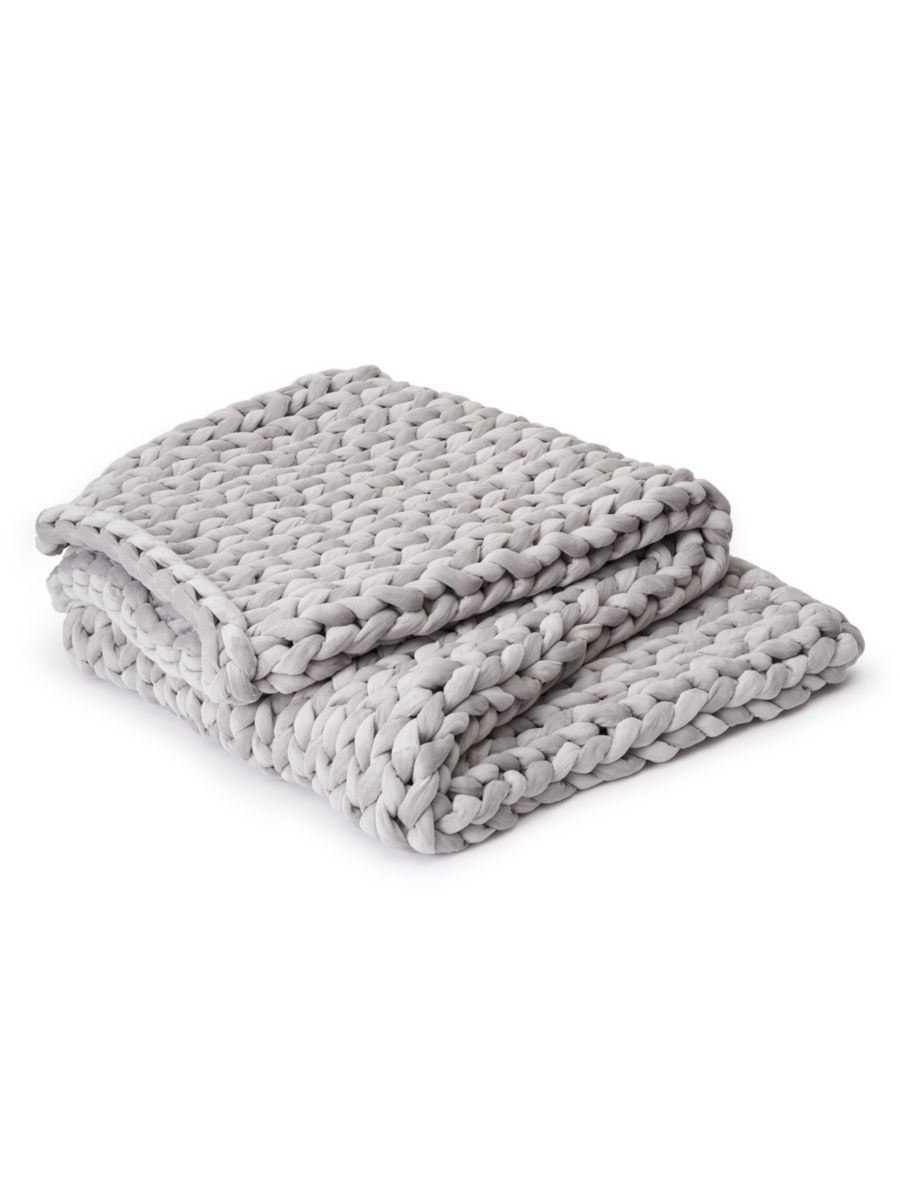 Velvet Napper Knit Weighted Blanket | Saks Fifth Avenue