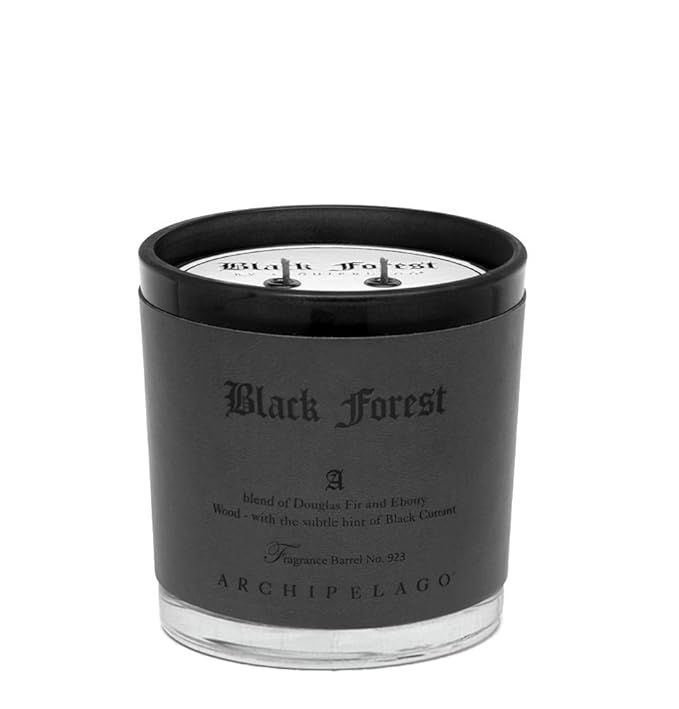 Archipelago Botanicals Black Forest Letter Press Candle | Dark Ebony Wood, Douglas Fir and Black ... | Amazon (US)