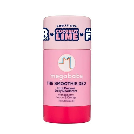 Megababe Smoothie Deo Daily Deodorant Stick, Aluminum-Free, All Natural, 2.6 oz | Walmart (US)