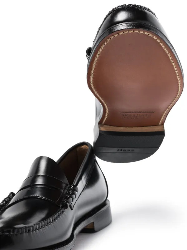 G.H. Bass & Co. Weejuns Larson Penny Loafers | Black | FARFETCH CA | Farfetch Global