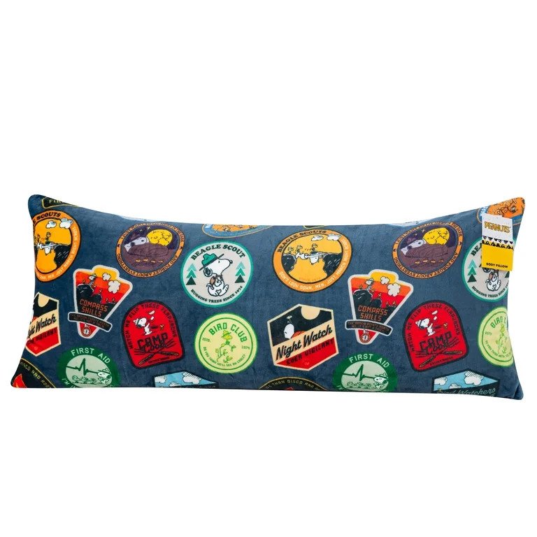 Peanuts Beagle Scout Badges 20x48 Body Pillow | Walmart (US)