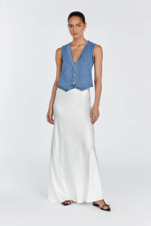 LENNON VINTAGE BLUE DENIM VEST | DISSH