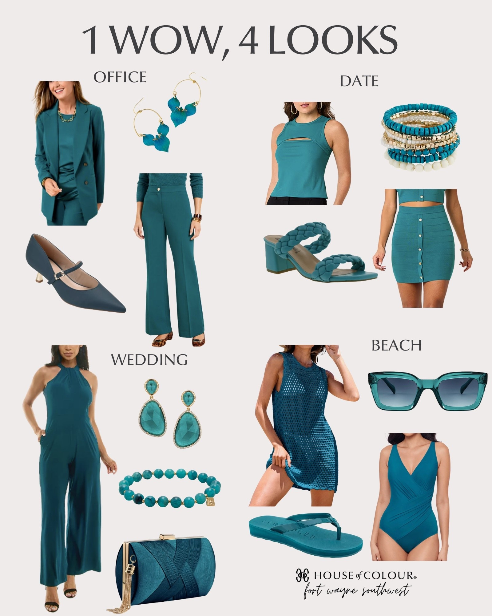 WOW Colors are colors that have exceptional impact on you.  You can wear them from head to toe and can be thought of as 100% colors.  If you wow in kingfisher/sea green here are some styling ideas!  

#LTKFindsUnder100 #LTKStyleTip #LTKFindsUnder50