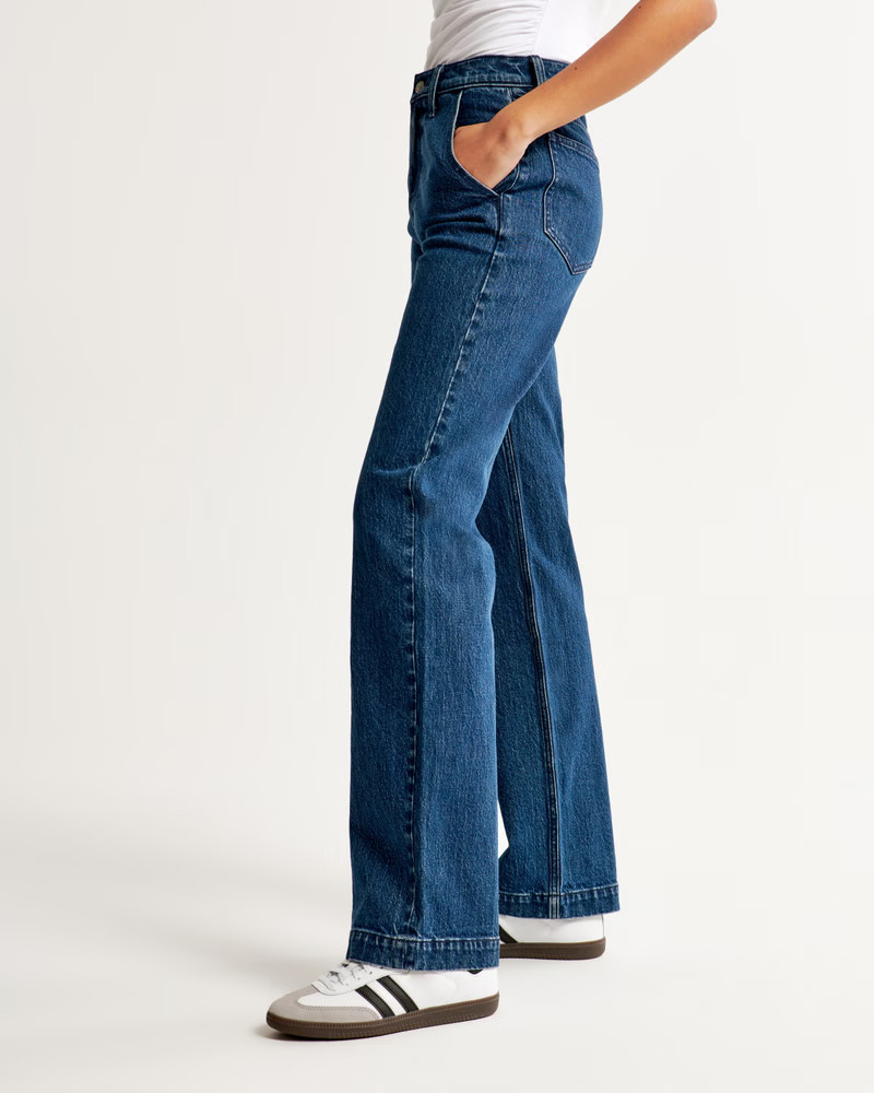 Women's High Rise 90s Relaxed Jean | Women's Bottoms | Abercrombie.com | Abercrombie & Fitch (US)
