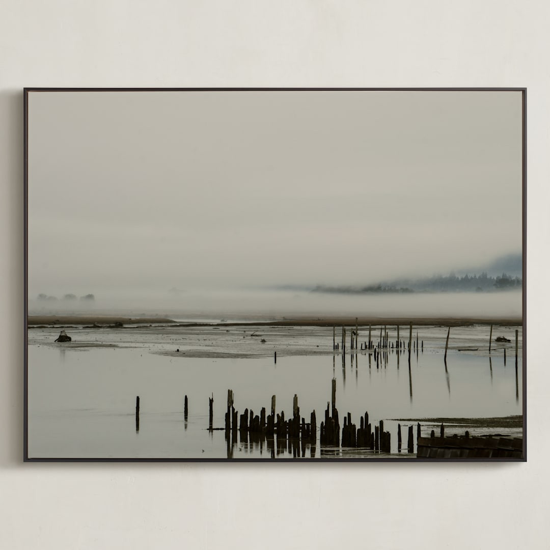 "Fog at the Beach in the PNW" - Open Edition Fine Art Print by Katie Buckman. | Minted