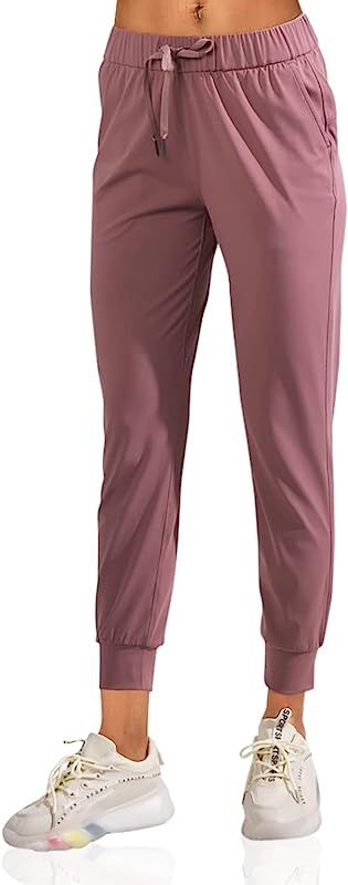 AJISAI Women's Joggers Pants Drawstring Running Sweatpants with Pockets Lounge Wear | Amazon (US)