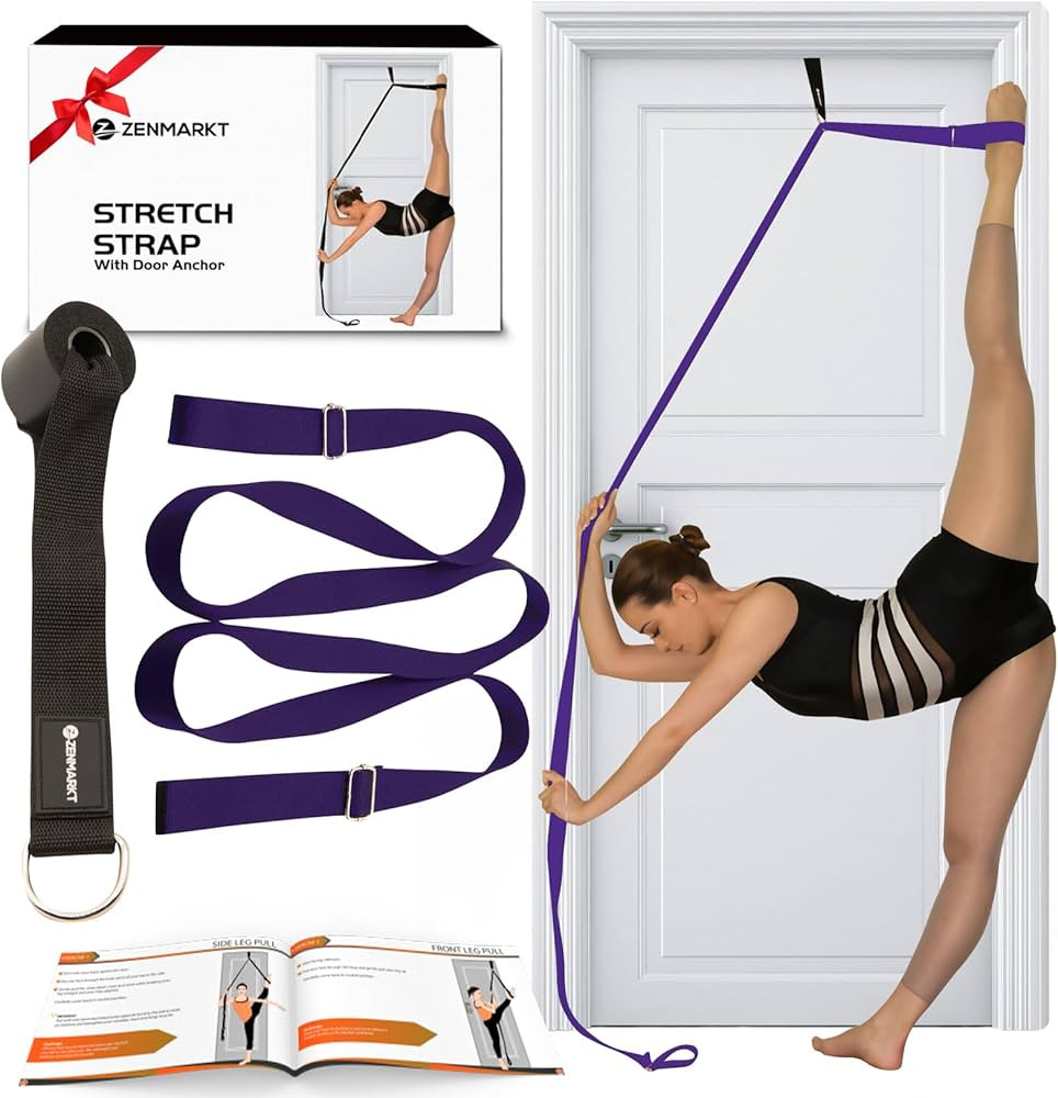Stretching Strap With Door Anchor - Stretching Equipment to Improve Legs Flexibility - Splits Tra... | Amazon (US)