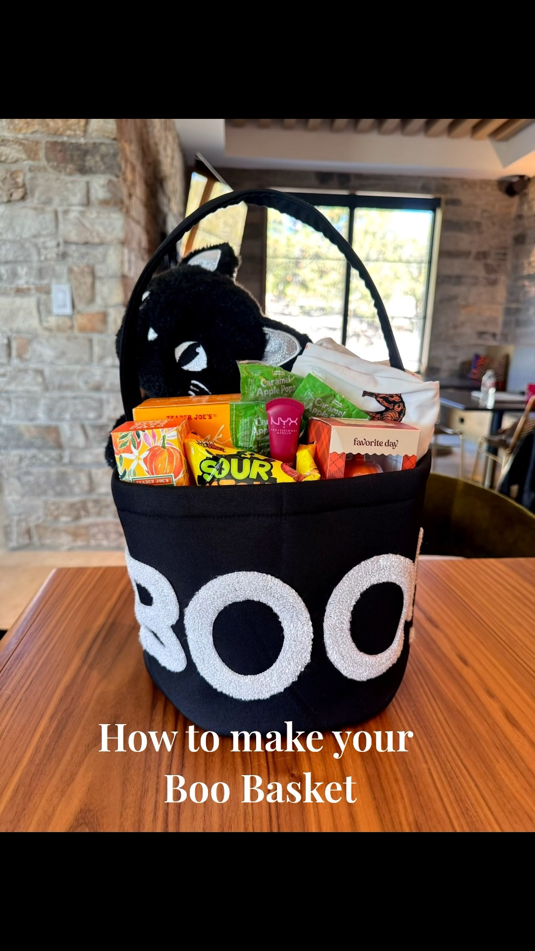 How to make your Boo Basket!! 

First, stuff the bottom of your basket with tissue paper, so you can prob everything up to make it visible! 

Then fill it up for a perfect spooky season treat! Perfect for a Halloween gift, for kiddos, friends or neighbors!! 👻🎃

#LTKSeasonal #LTKHalloween #LTKStyleTip