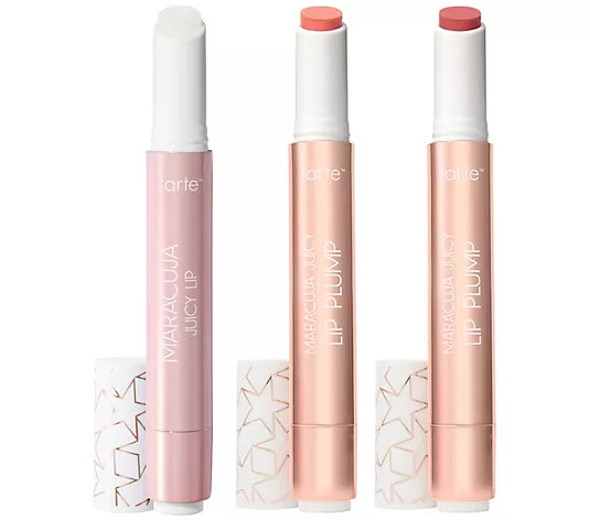 Make Your Selection: tarte super-size maracuja juicy lip trio | QVC