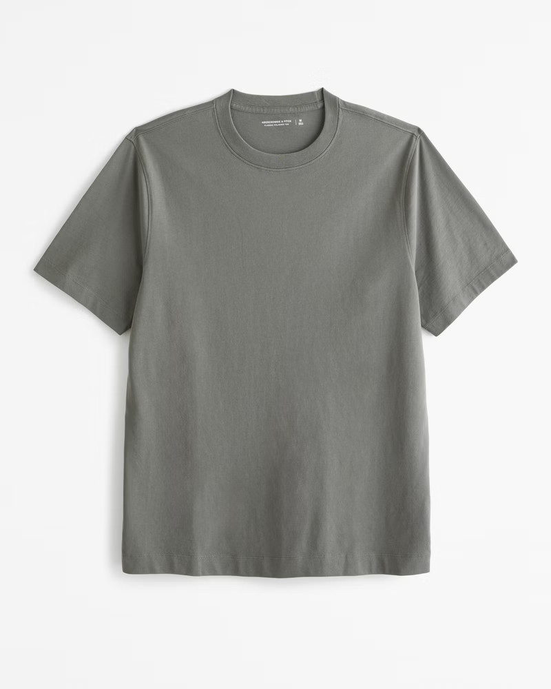 Abercrombie & Fitch Men's Classic Polished Tee in Green - Size XXL | Abercrombie & Fitch (US)