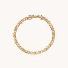 Flat Curb Chain Bracelet - C$655 | Mejuri (Global)