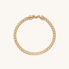 Flat Curb Chain Bracelet - C$655 | Mejuri (Global)