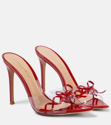 Patent leather and PVC mules | Mytheresa (US/CA)