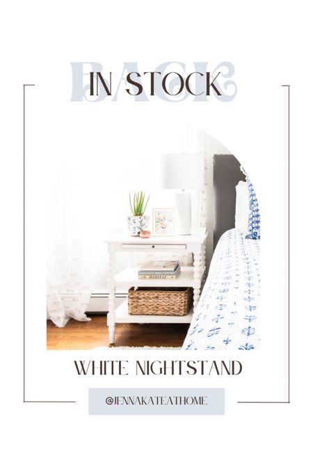 My wayfair night stand is currently in stock and 38% off!! Coastal home, simple decor, simple home, night stand, bed side table, bedroom, primary bedroom, master bedroom

#LTKhome