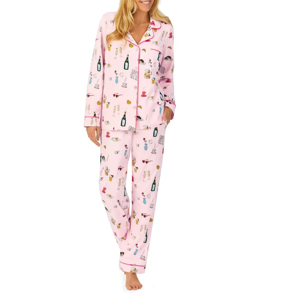 BedHead Pajamas Classic Pajamas in Lets Do Brunch at Nordstrom, Size 1X | Nordstrom